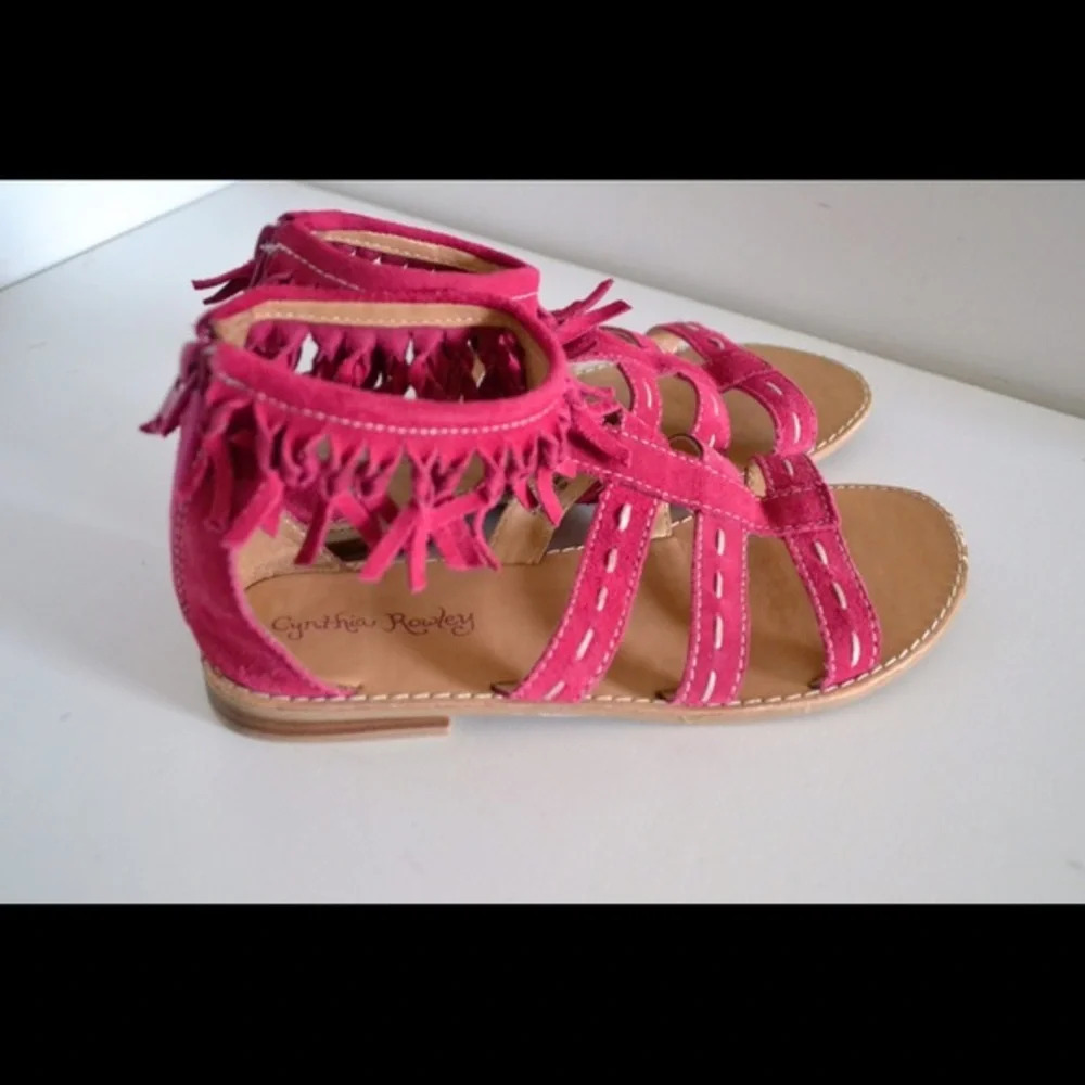 Cynthia Rowley fringe sandals